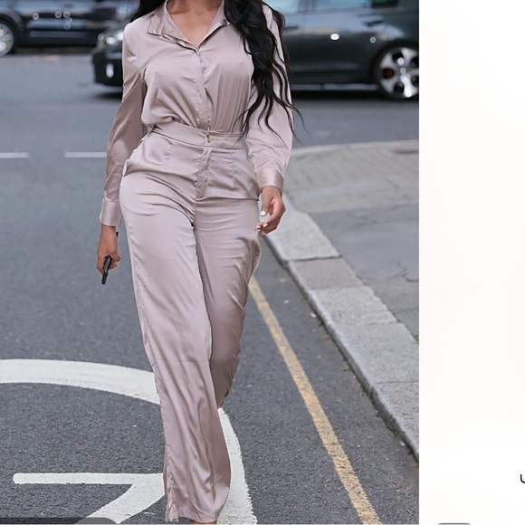 Satin pants set - Picture 3 of 3